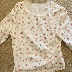 SHEIN floral fitted longsleeve